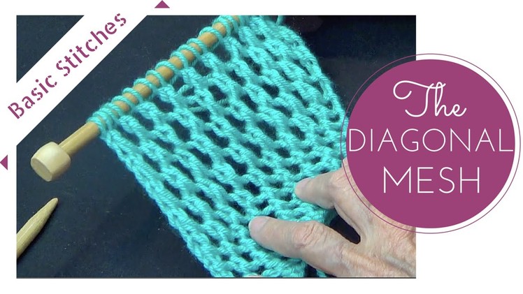 Diagonal Mesh Stitch