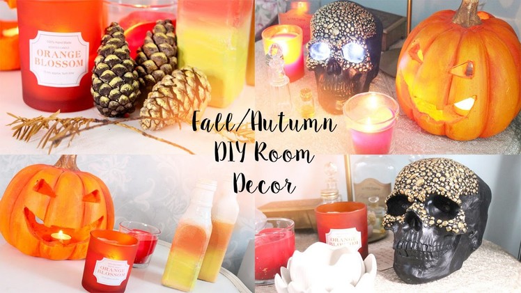 DIY Tumblr & Pinterest Room Decor For Autumn.Fall