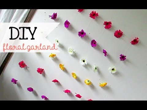 Dollar Store DIYs Series: Floral Garland
