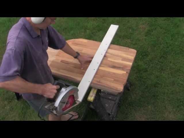 Easy Ikea Butcher Block Countertop Cutting Technique