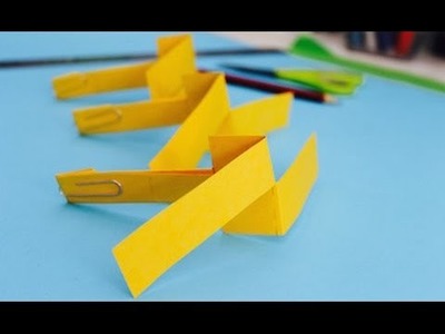 Easy paper craft: How to make a paper helicopter