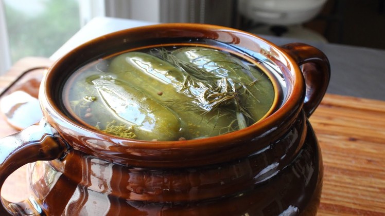 Homemade Dill Pickles - How to Make Naturally Fermented Pickles