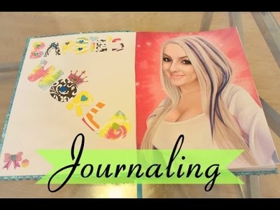 How I Made My Journal Front Cover