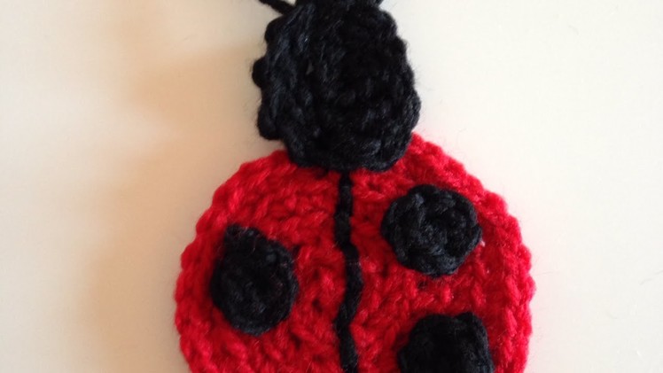 How To Crochet A Cute Ladybug Applique - DIY Crafts Tutorial - Guidecentral