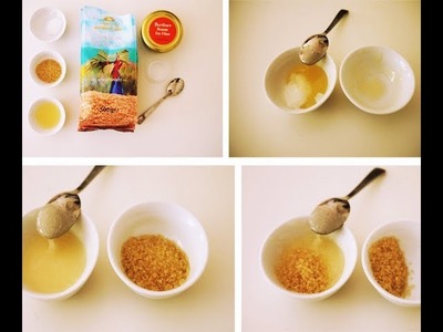 HOW TO: DIY Sugar Honey Lip Scrub