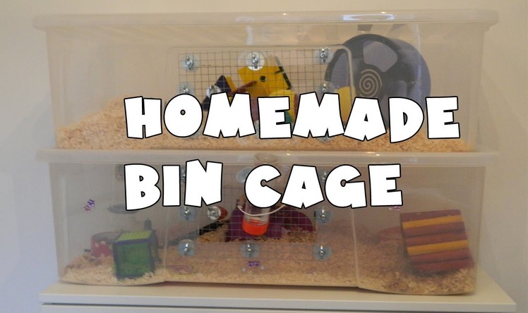 How To Make a Homemade Hamster Bin Cage