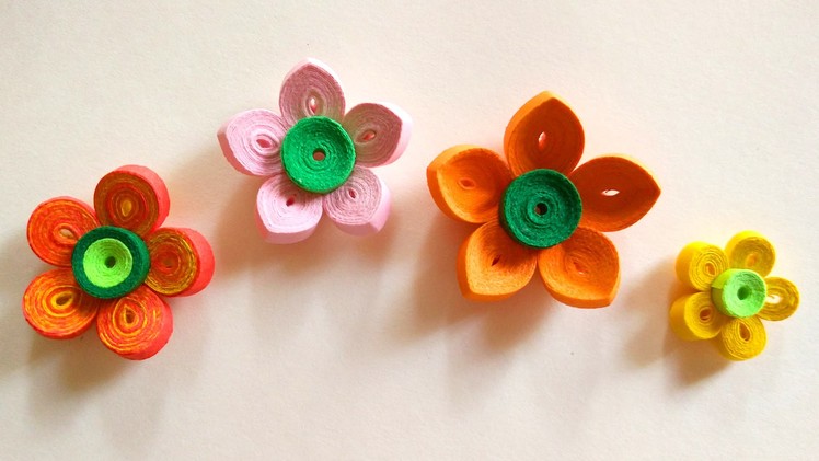 How To Make A Paper Art Quilling Flower
