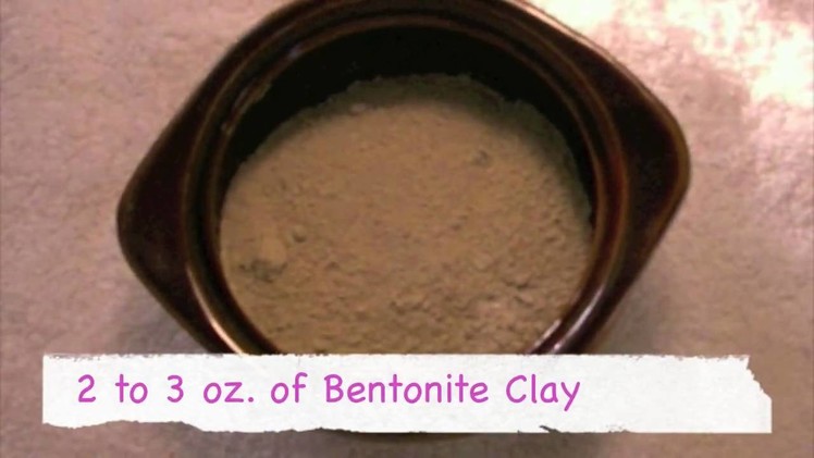 How to Make Anti Acne Bentonite Deep Cleansing Facial Mask