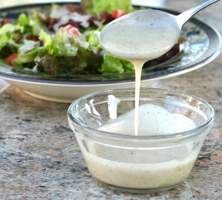 How To Make Creamy Italian Dressing - My Delicious Homemade Salad Dressing Recipe