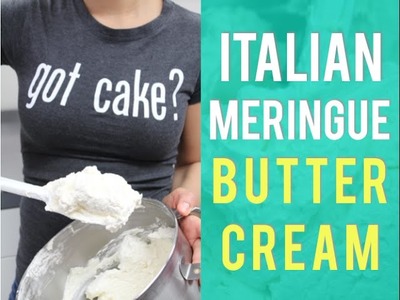 How To Make Yolanda Gampp's famous ITALIAN MERINGUE BUTTERCREAM! The perfect icing for any CAKE!