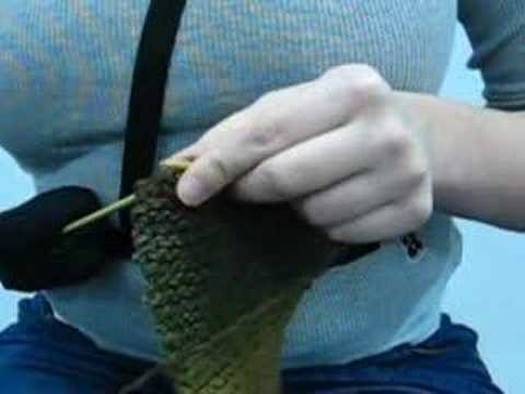 Knitting with One hand