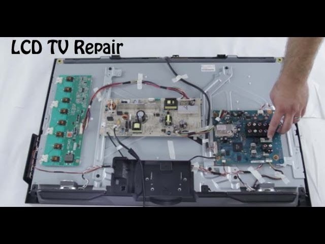 LCD TV Repair Tutorial - LCD TV Parts Overview, Common Symptoms & Solutions - How to Fix LCD TVs