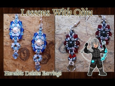 Lessons With Odin: Beaded Heraldic Daisies