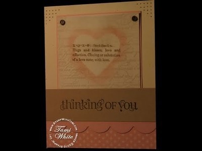 Masked Heart and Clear Mount Stamp Tutorial
