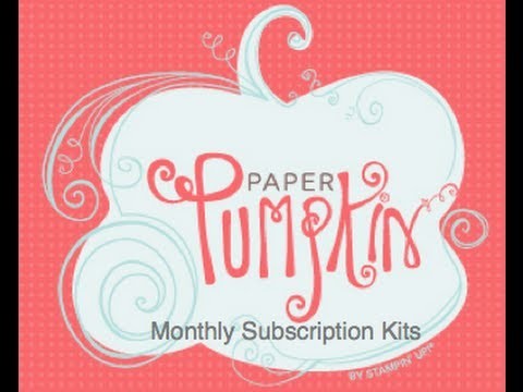 New Stampin' Up! Paper Pumpkin Subscription to monthly kits and Free Gift