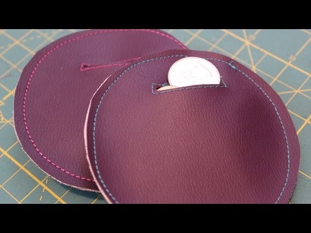 Pleather Coin Pouch DIY (Super Easy) - Whitney Sews