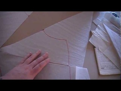 Plus Size Sewing- Modifying a sloper to look like a vintage pattern, part 1 altering the sloper