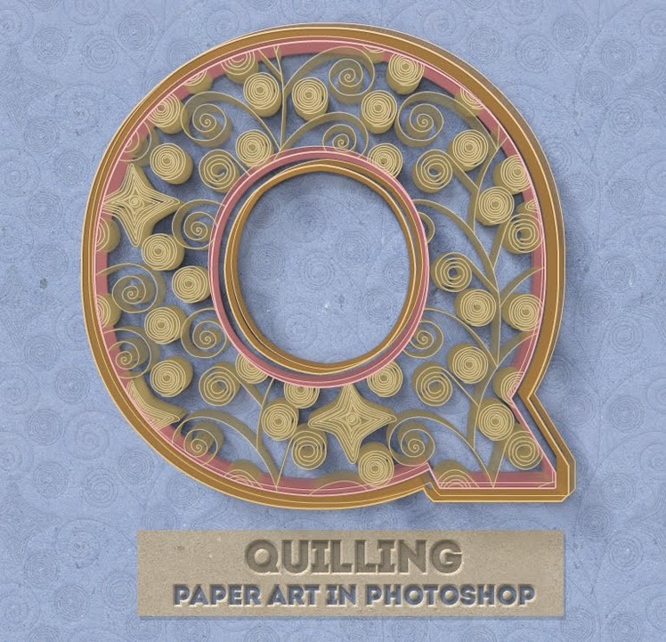 Quilling Paper Art Photoshop Creator Tutorial