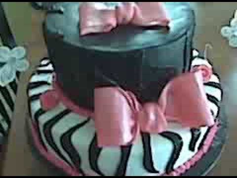 Second zebra print cake