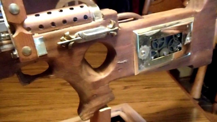 Steampunk Gun - Built by my son Jordan