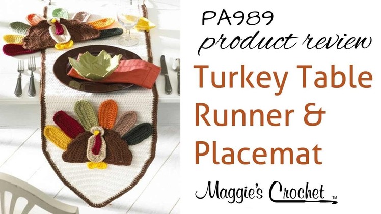 Turkey Table Runner and Placemat Product Review PA989