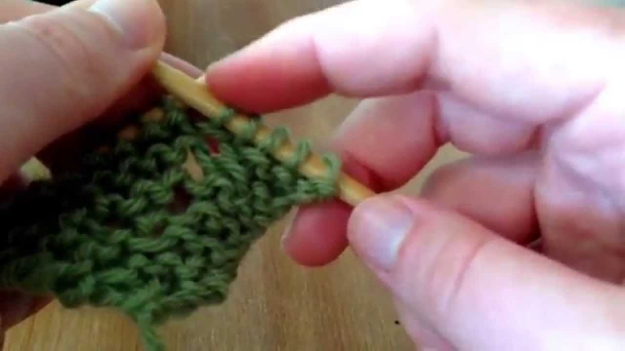 Yarn Over in the Knit Stitch