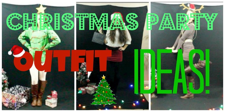 3 Christmas Party Outfit Ideas!