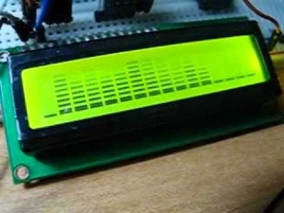 A DIY Spectrum Demo with C51 Microcontroller and 1602 LED screen