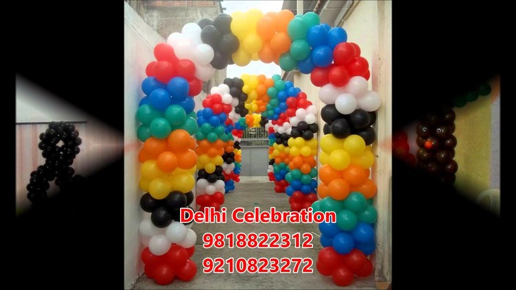 Birthday party decorations in Delhi | Balloon decoration Noida