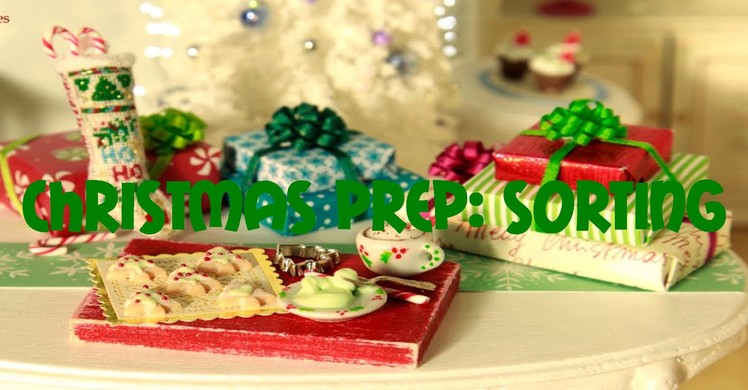 Christmas Prep: Sorting Decorations, Cards, and Gift Wrap