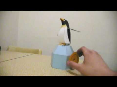 Climate change penguin paper model