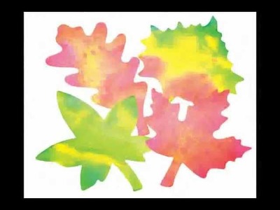 Color Diffusing Paper Leaves from SmileMakers