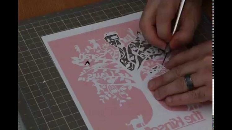 Family Tree Time-lapse Paper Cut