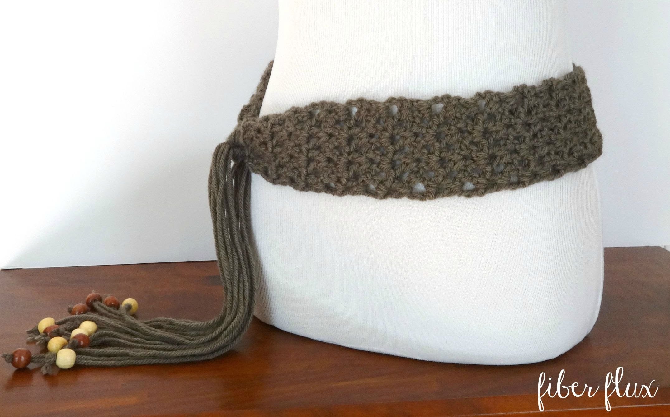How To Crochet the Modern Taupe Belt, Episode 230