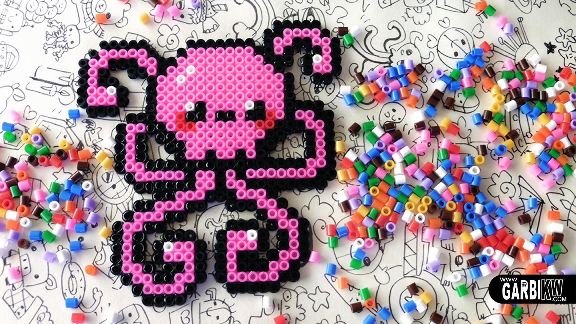 Kawaii Jellyfish - Hama Beads Designs by Garbi KW