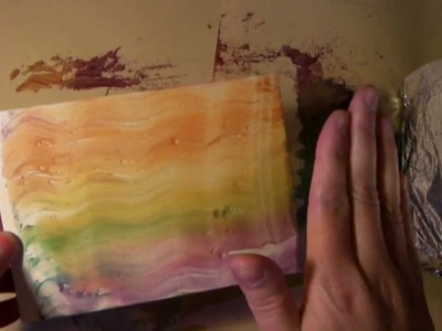 Melted Crayon Technique