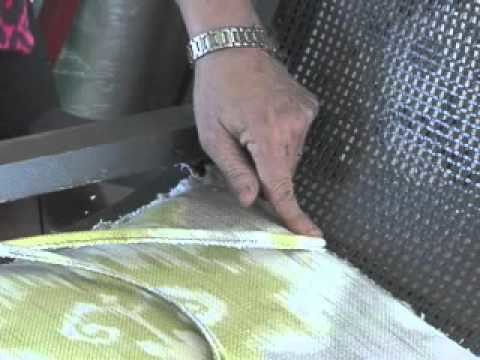 ModHomeEc 5 Minute Clinic: How to Attach Single Welt Cord into the Groove of a Cane Back Chair