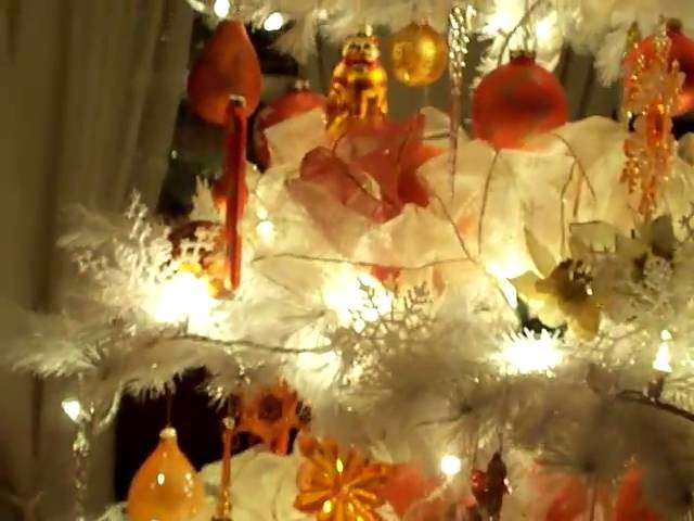 Our  Orange Christmas tree