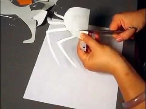 Paper Cutting How-To (8) How to cut a spider