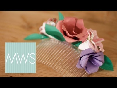 Paper Flower Hairpiece: Maid At Home S02E5.8