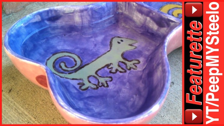 Personalized Ceramic Dog Bowls With Custom Hand-Painted Design For Pet Food & Water