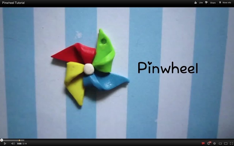 Pinwheel Tutorial (Polymer Clay)