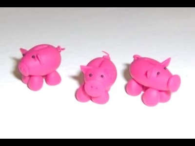 Polymer Clay Miniature - Piggy Bank