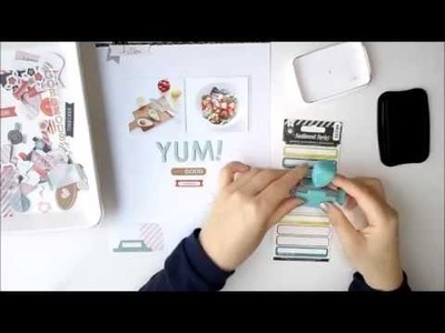 Scrapbooking Process Video : Super Simple Layout