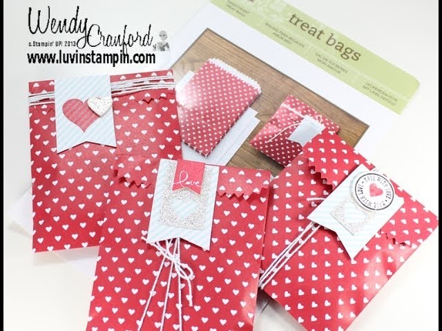 Stampin' UP! Valentine Treat Bags