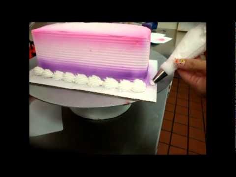 Basic airbrush cake