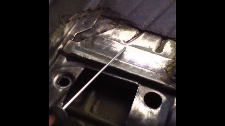 BMW E46 M3 rear floor subframe crack repair - part 3 of 3