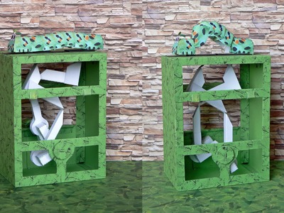 Caterpillar, paper automaton