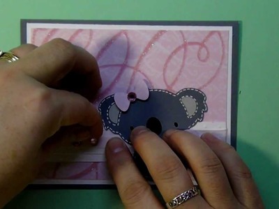 Cricut Create A Critter 2 series Valentine Koala card #2