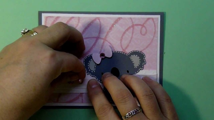 Cricut Create A Critter 2 series Valentine Koala card #2